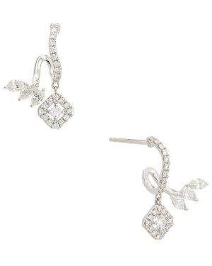 Maitre De Diamant 18K 0.78 Ct. Tw. Diamond Earrings - White