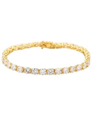 Suzy Levian Silver Cz Bracelet - Metallic