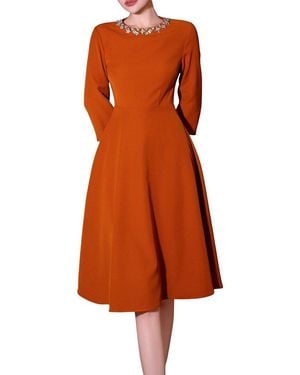 BRC By BURRYCO Midi Dress - Orange