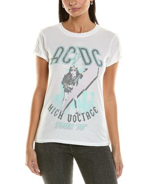 Recycled Karma Ac/Dc High Voltage T-Shirt - Blue