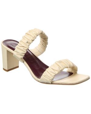 STAUD Frankie Leather Sandal - Metallic