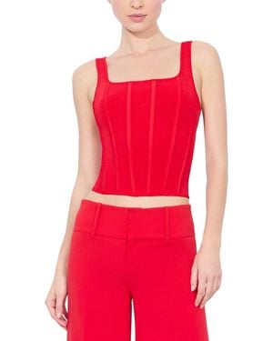 Alice + Olivia Sariah Tank - Red