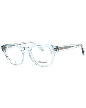 Ferragamo 50Mm Optical Frames - Metallic