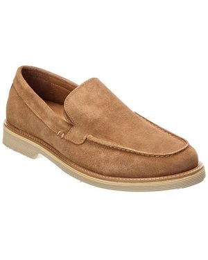 Donald J Pliner Fifer Suede Loafer - Brown