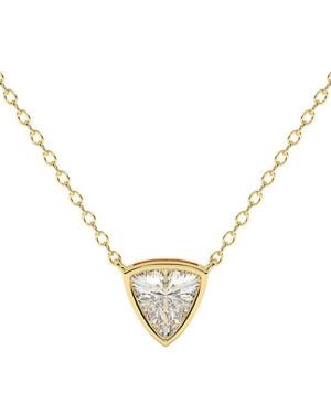 Lab Grown Diamonds 14K 0.25 Ct. Tw. Lab-Grown Diamond Necklace - Metallic