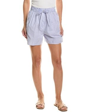 forte_forte Check Short - Blue