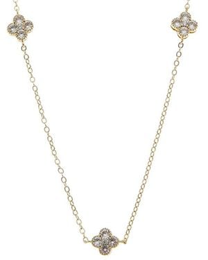 Juvell Plated Cz Toggle Necklace - Metallic