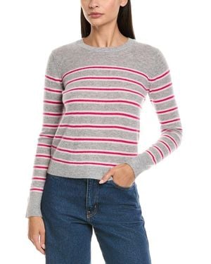 Philosophy Stripe Cashmere Sweater - Red