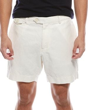 Brooks Brothers Linen-Blend Short - White