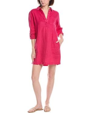 Michael Stars Eleanor Utility Linen Shirtdress - Pink