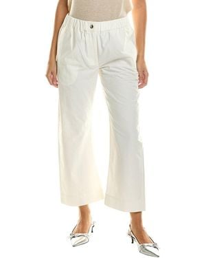 Proenza Schouler Label Solid Easy Linen-Blend Pant - Natural