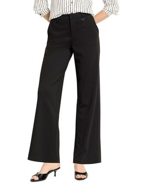 NIC+ZOE Ponte Lenox Buckle Detail Pant - Black