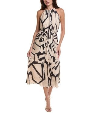 Bella Dahl Pleated Halter Maxi Dress - White