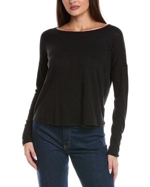 Splendid Zander Slub Top - Black