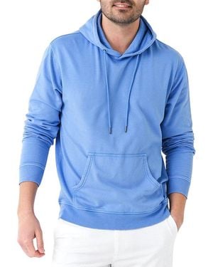 Peter Millar Pine Performance Hoodie - Blue
