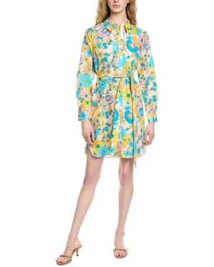 FLORA BEA NYC Niva Mini Dress - Blue