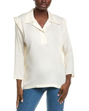 Darling Zippy Blouse - White