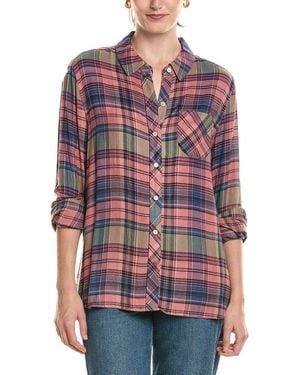 Tommy Bahama Ruby Shores Flannel Shirt - Red