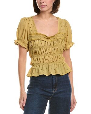 Free People Adore You Blouse - Black