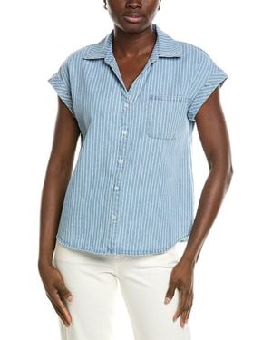 Jones New York Cambray Blouse - Blue