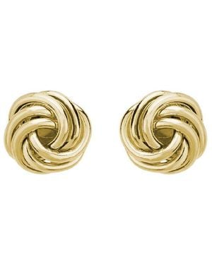 Italian Gold 14k Studs - Metallic