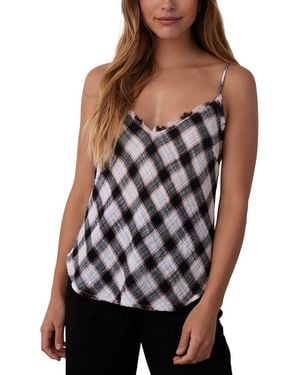 Bella Dahl Frayed Cami - Black