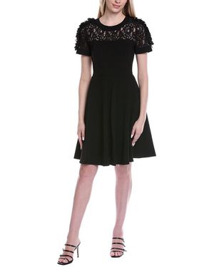 Shani Crepe Sheath Dress - Black