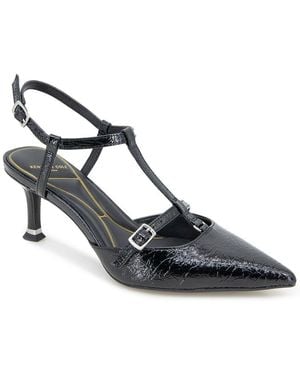 Kenneth Cole Urka Patent Pump - Black