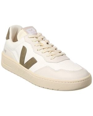 Veja V-90 B-Mesh & Leather Trainer - White
