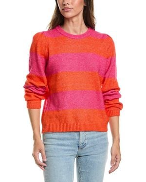 Ichi Ihdusty Stripe Jumper - Red