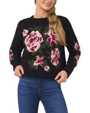 Ted Baker Rose 3D Jacquard Wool-Blend Top - Blue