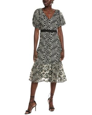 Sam Edelman Eyelet Maxi Dress - Black