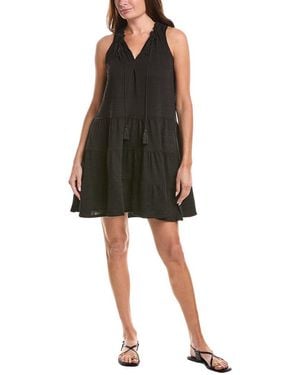 Max Studio Tiered Mini Dress - Black
