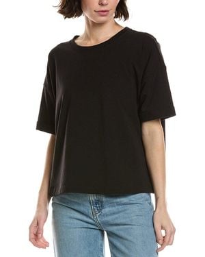 Eileen Fisher Crew Neck Box Top - Black