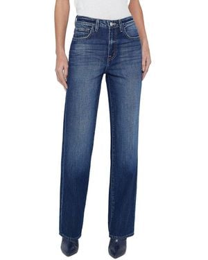 L'Agence Jones Ultra High-Rise Stovepipe Jean - Blue
