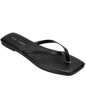 Yosi Samra Mercer Leather Flip Flop - Black