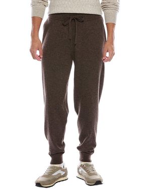 Brodie Cashmere Wool & Cashmere-Blend Jogger - Brown