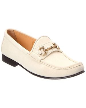 Brunello Cucinelli Suede Loafer - White