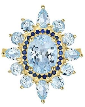 Kai Fine Jewelry 14K 3.50 Ct. Tw. Gemstone Cocktail Ring - Blue