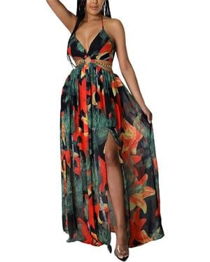 Emma way Maxi Dress - Red