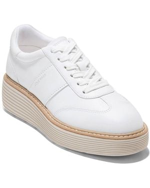 Cole Haan Og Max Leather Trainer - White