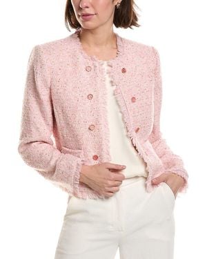 Tahari Crop Jacket - Pink
