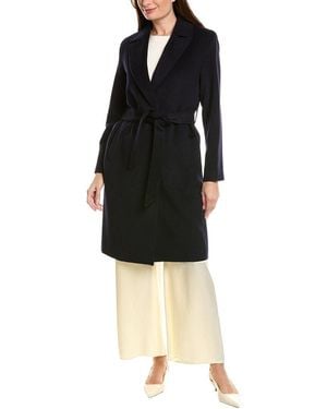 Sofiacashmere Sofiacashmere Wool & Cashmere-Blend Coat - Black