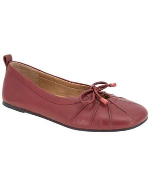 Gentle Souls Marilyn Leather Flat - Red