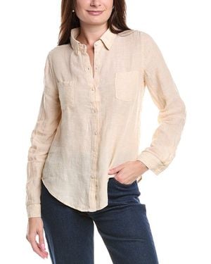 Lilly Pulitzer Sea View Linen Shirt - Natural