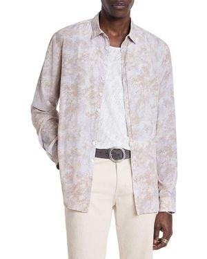 John Varvatos Button Slim Fit Shirt - White