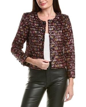 L'Agence Caprina Bracelet Sleeve Jacket - Red
