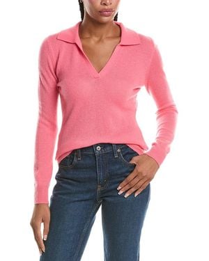 N.Peal Cashmere Gauzy Collared 100% Cashmere Jumper