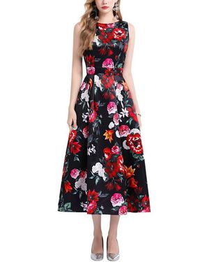 Kaimilan Midi Dress - Red