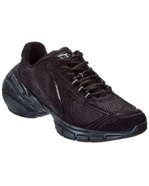 Givenchy Runner Tk-Mx Suede & Mesh Trainer - Black
